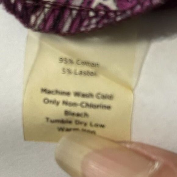 TALBOTS Womens Size 16 Button Down Blouse Paisley Long Sleeve Shirts Stretch - Picture 9 of 9